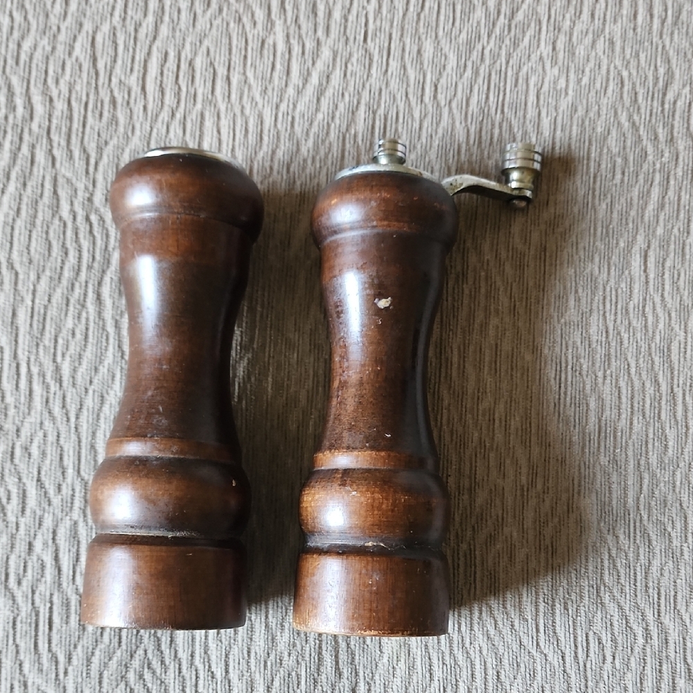 Vintage Catalina Pepper Mill and Salt Shaker Set